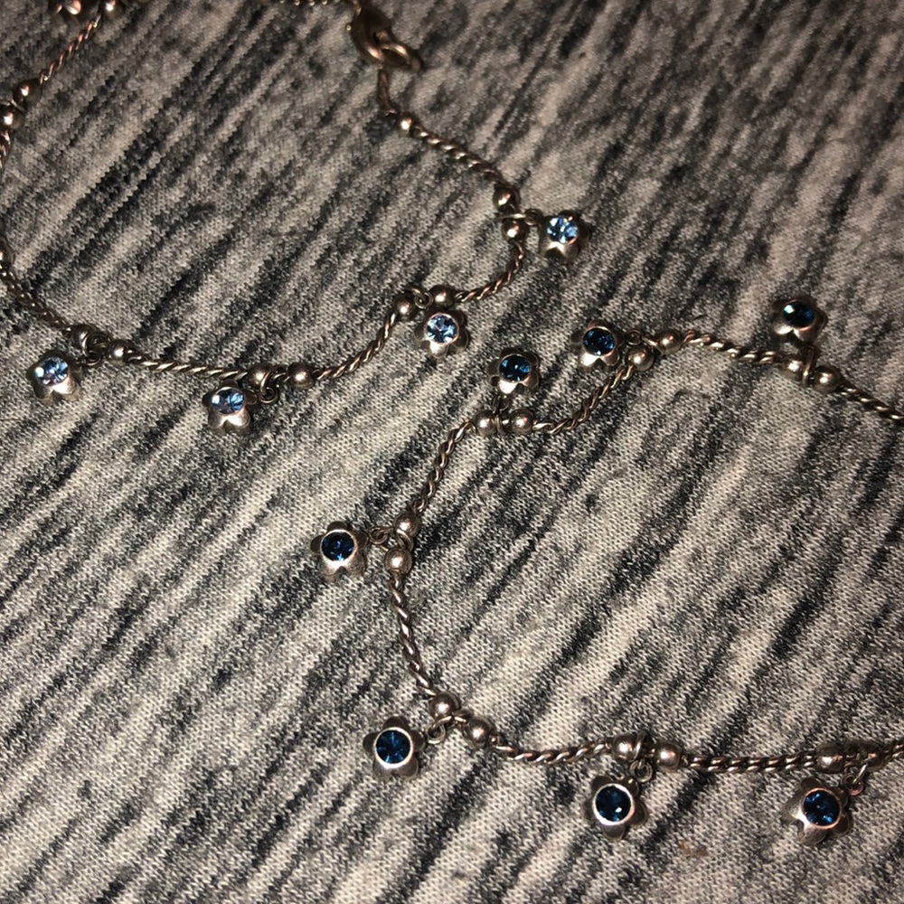 2 PACK x FLORAL ANKLETs